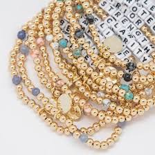 Little Words Project Gold Bead Bracelet