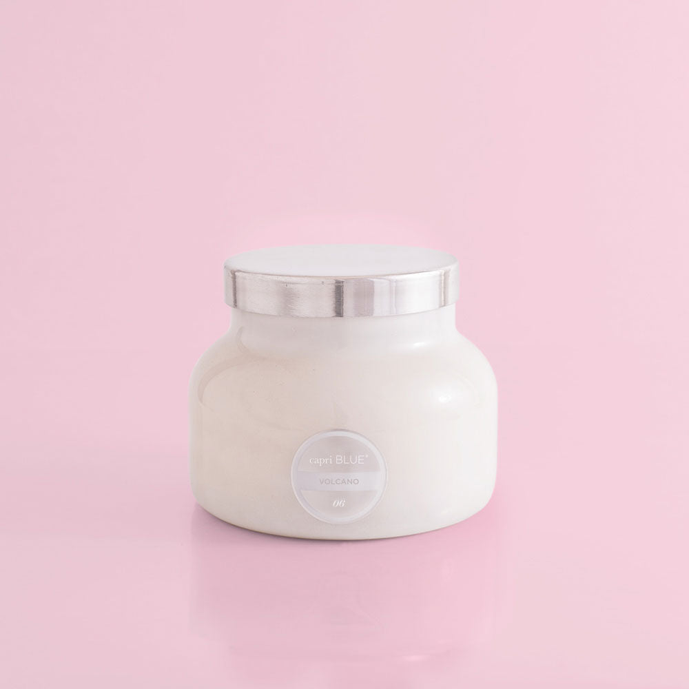 White Volcano Candle
